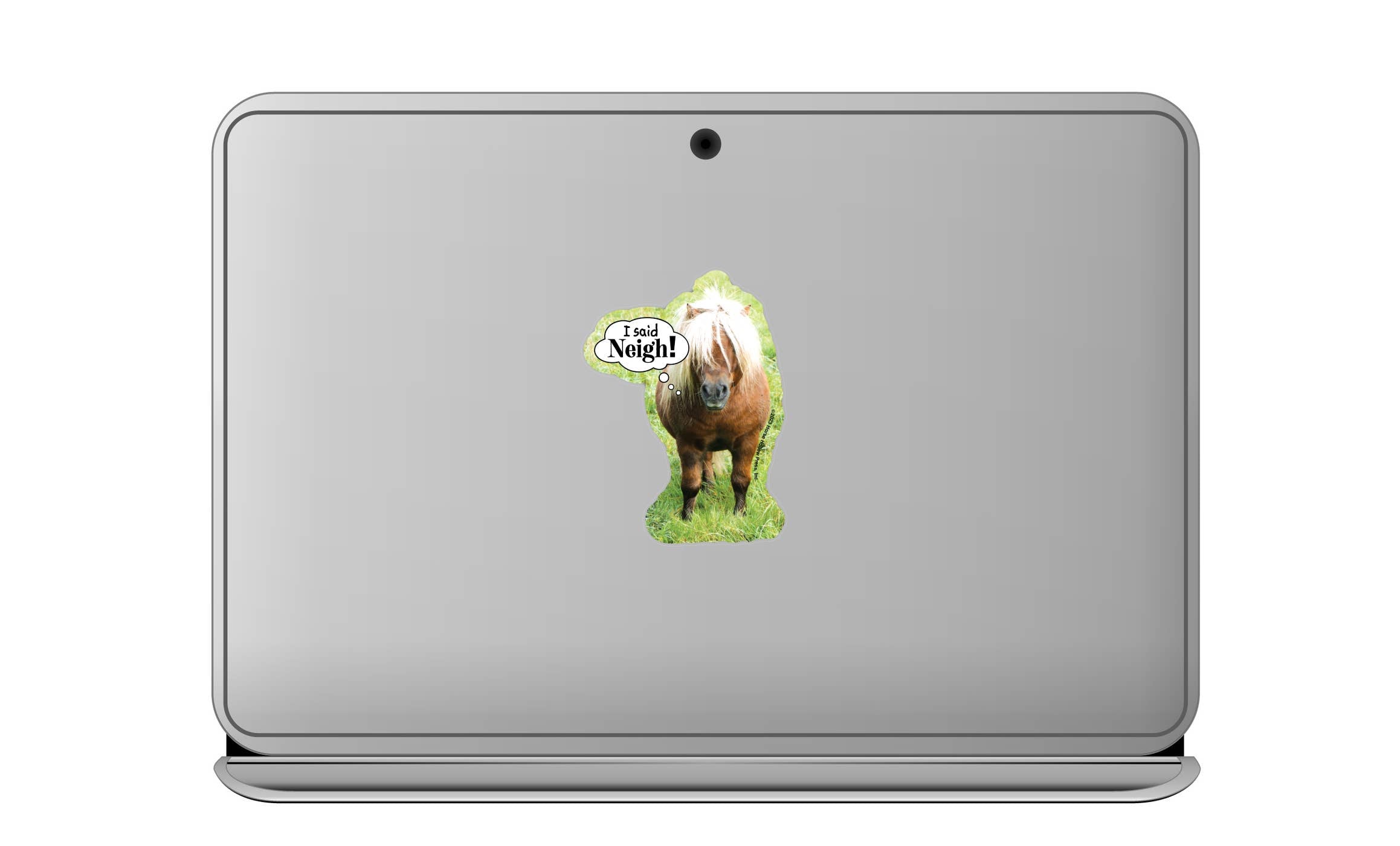 Horse Hollow Press - I Said NEIGH! Mini Horse Funny Sticker 3" Waterproof