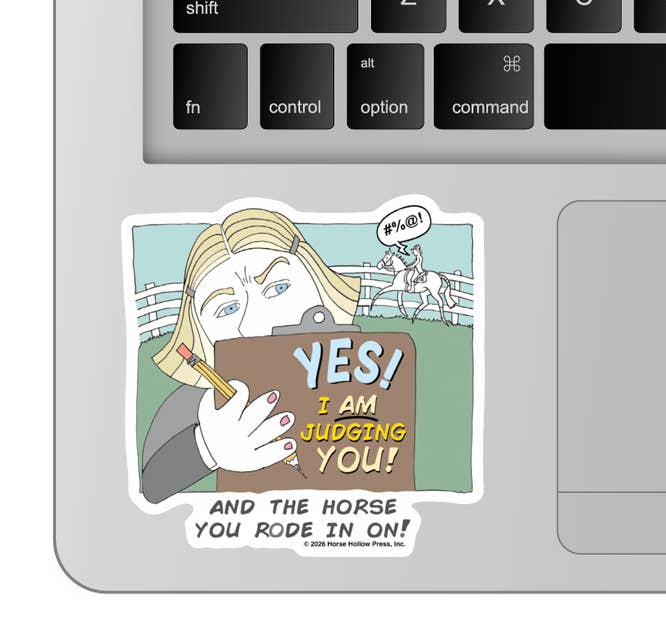 Horse Hollow Press - Horse Sticker Waterproof 3" Yes I Am