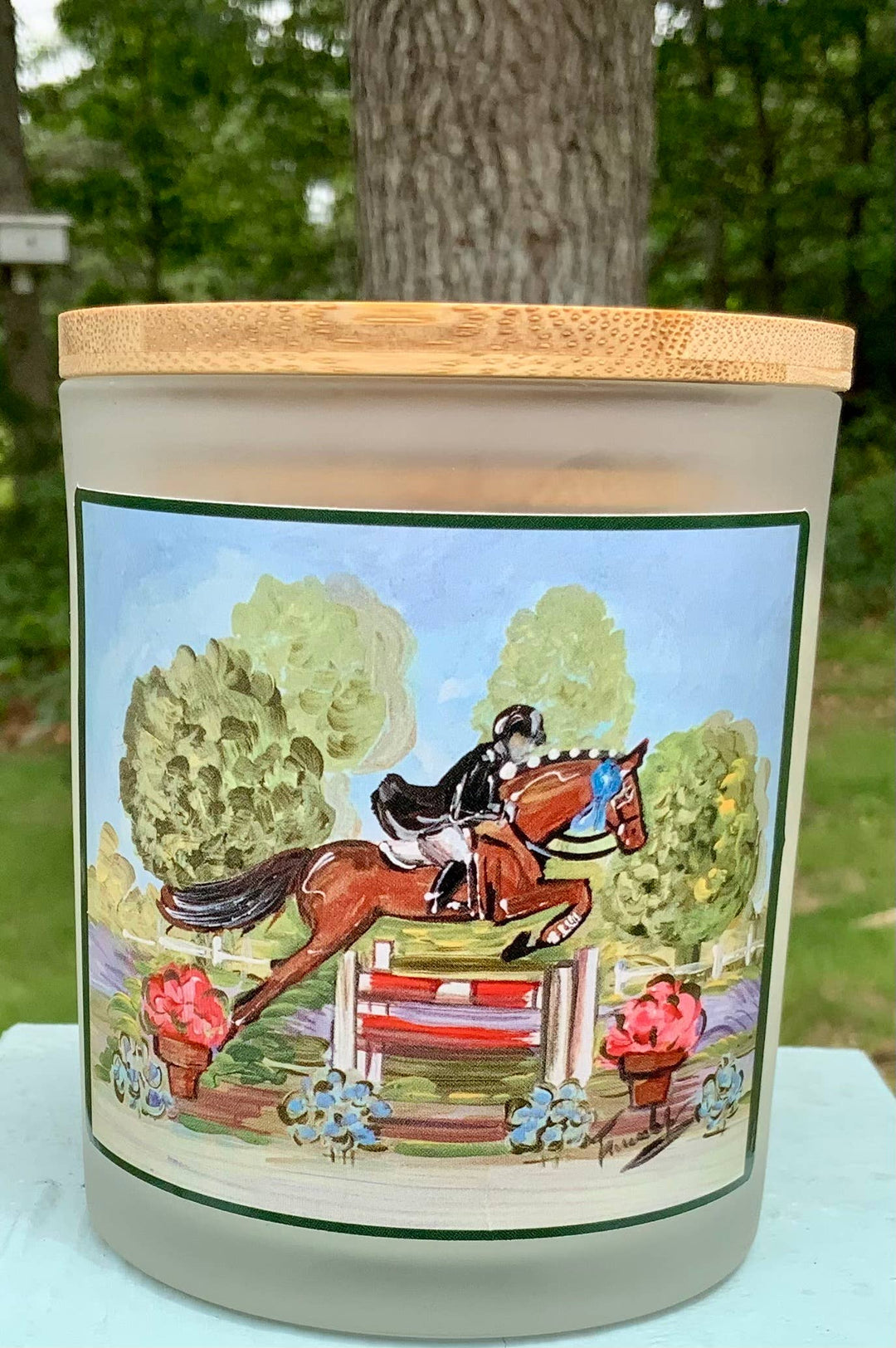 Designs by Frederique - Hunter Jumper Scented Candle “I Love Paris “