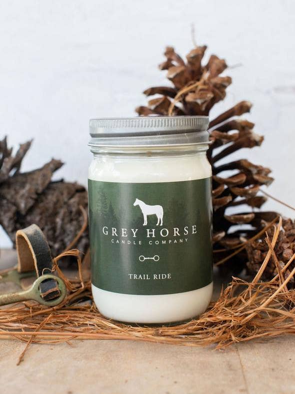 Grey Horse Soy Candle Jars