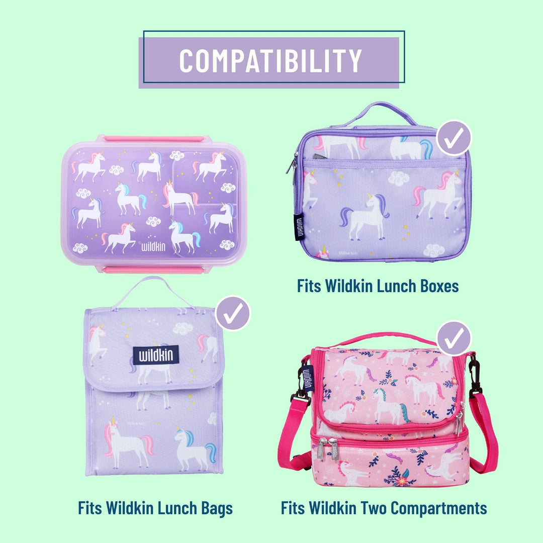 Wildkin - Unicorn Reusable Food Container Bento Box