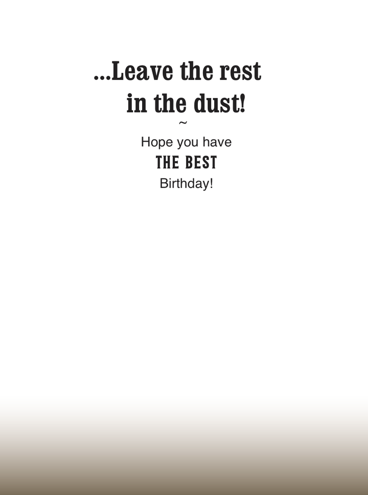 Horse Hollow Press - Horse Birthday Card: The Greatest (with hooves and tail)