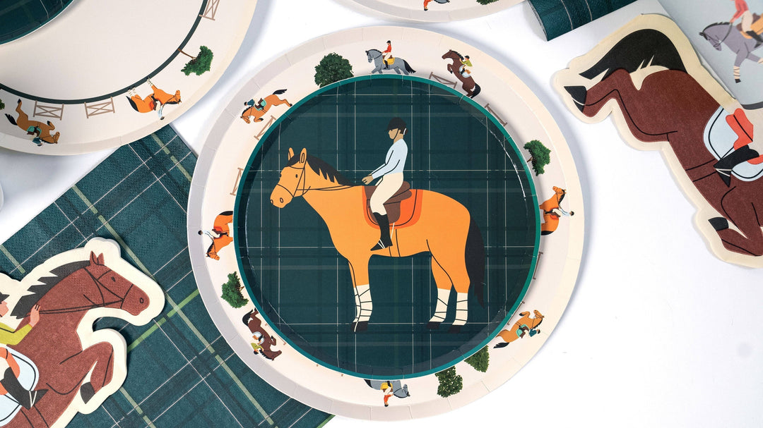 POP Party Supplies 9" Horse Dinner Plates (12 ct)