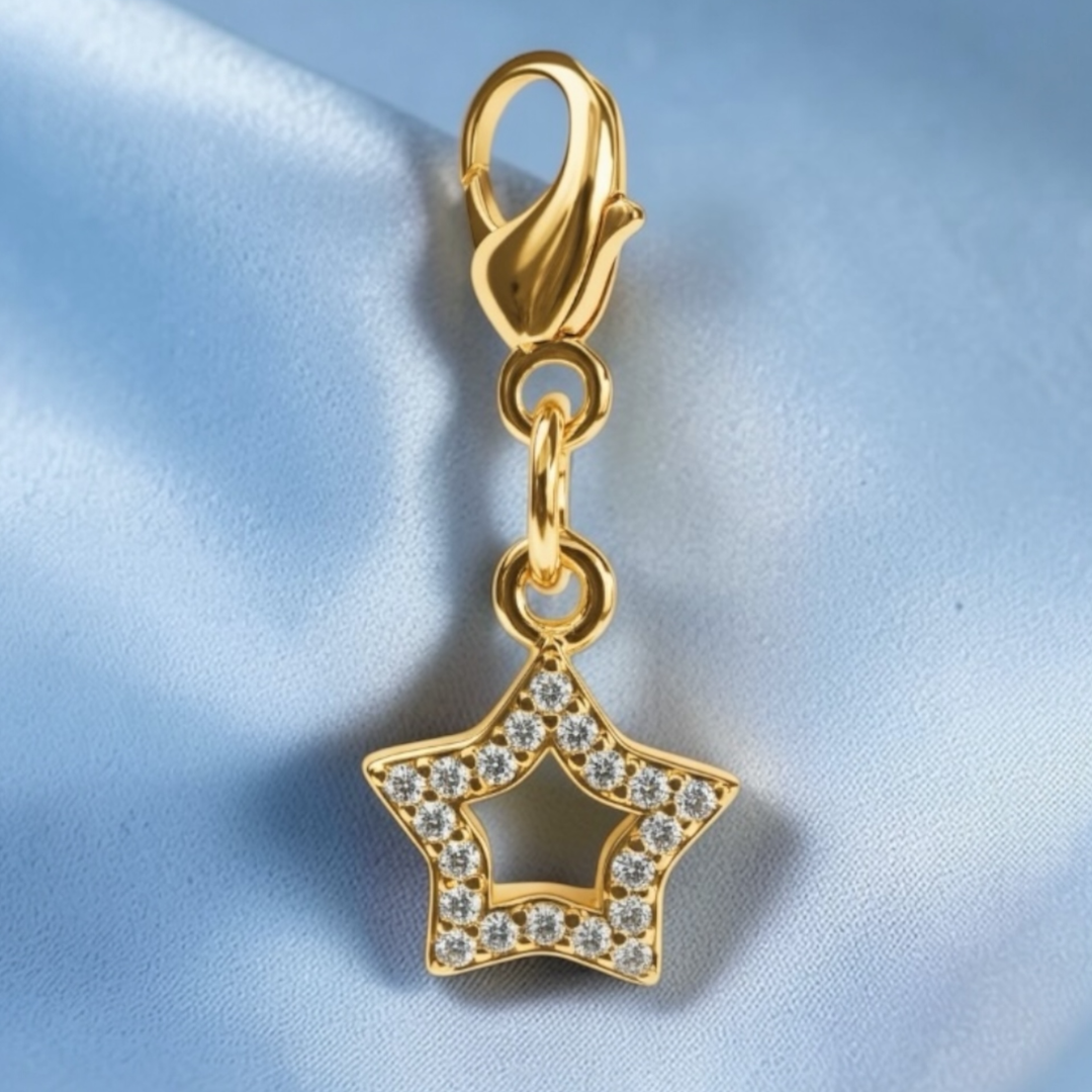 Dubois Cheval - Sparkly Star Braid Charm