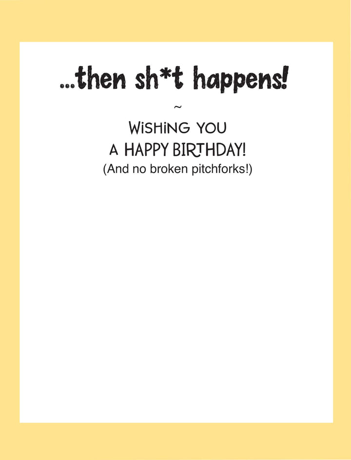 Horse Hollow Press - Horse Birthday Card Drinking