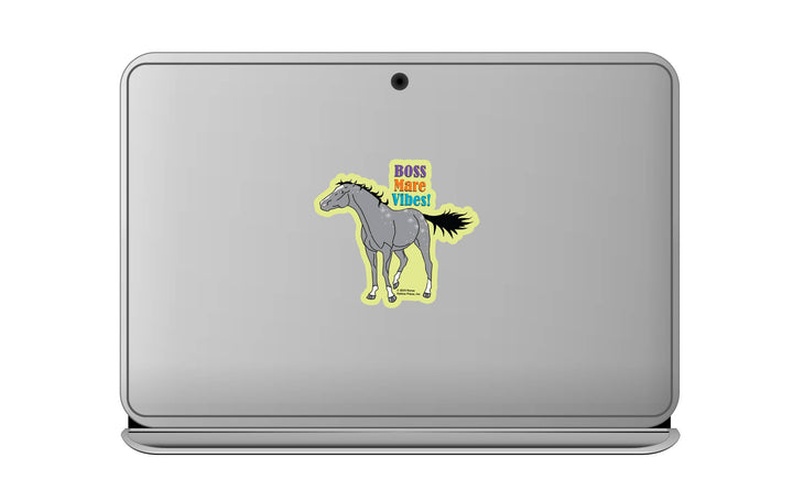 Horse Hollow Press - 3" Waterproof Boss Mare Vibes Funny Horse Sticker