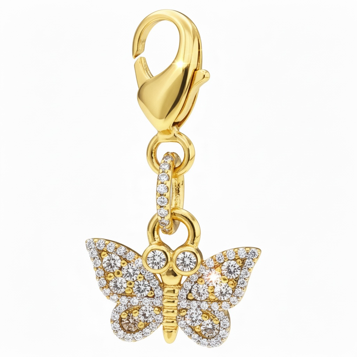 Dubois Cheval - Sparkly Butterfly Braid Charm
