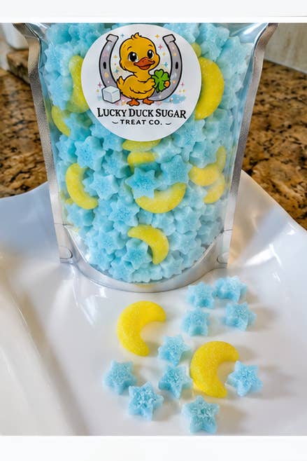 Lucky Duck Sugar Treats - Banana Moons & Blue Stars
