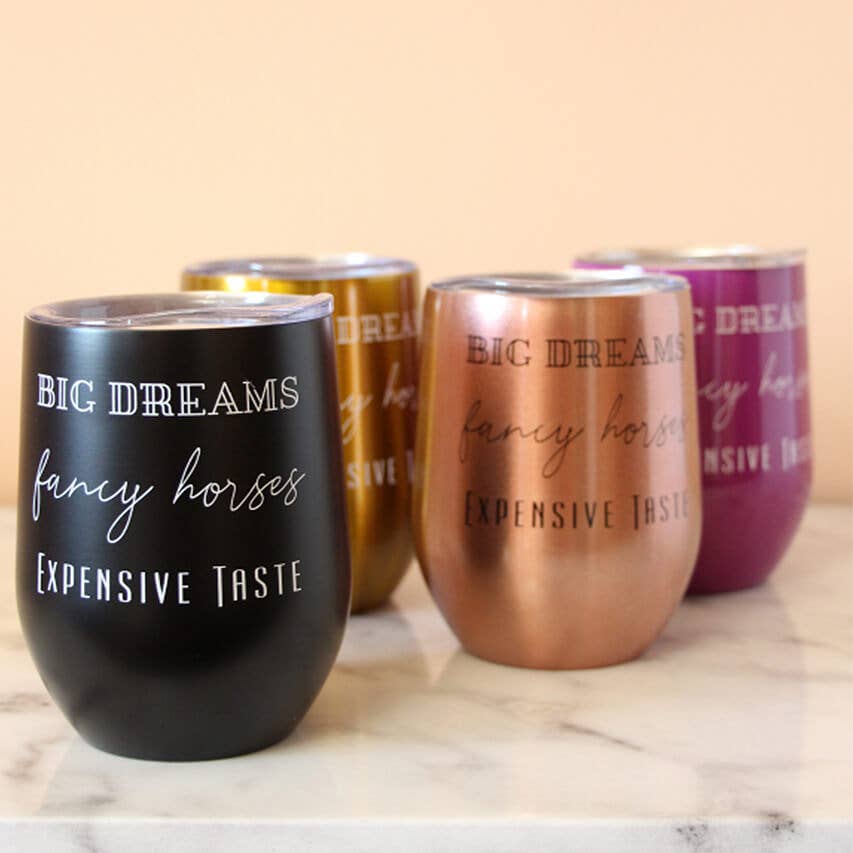 Spiced Equestrian - Big Dreams Insulated Cup: Onyx