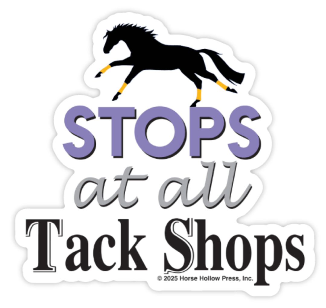 Horse Hollow Press-Horse Sticker Waterproof 3" Stops Shop