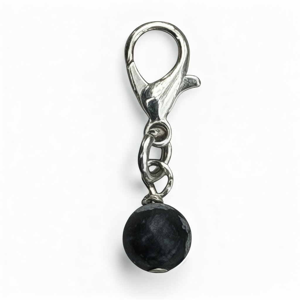 Dubois Cheval - Snowflake Obsidian Protection Charm