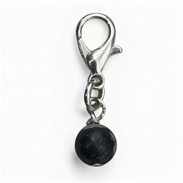 Dubois Cheval - Snowflake Obsidian Protection Charm