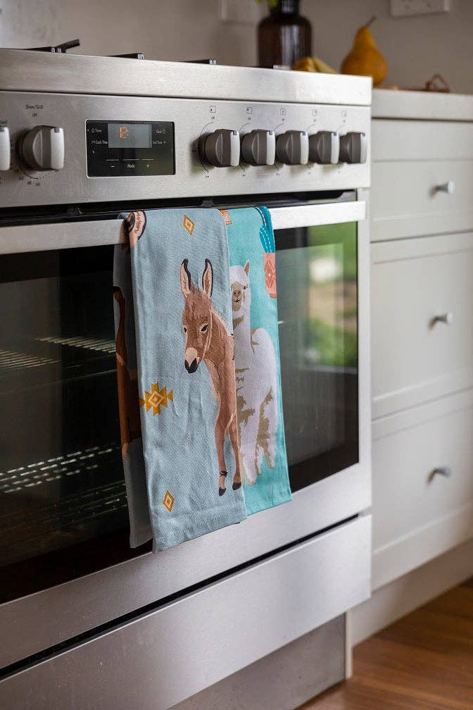 Allgifts Australia - Tea Towel - Donkey: Hangsell (Carded)
