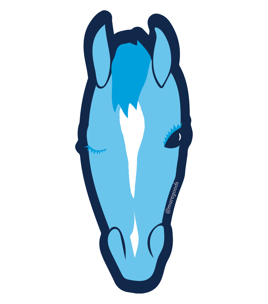 Mare Modern Goods - Louie Sticker (Blue) 