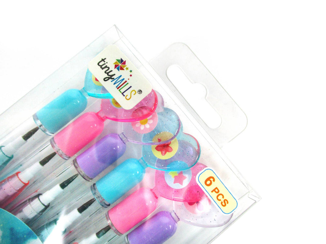 Tiny Mills - 6 Pcs Horse Multi-Point Pencils