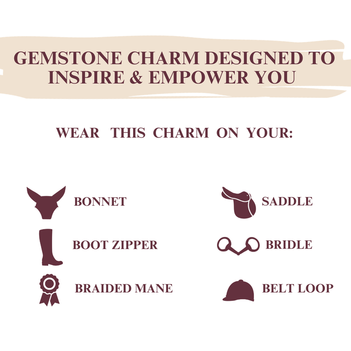 Dubois Cheval - Shine Bright Bonnet Charm: Silver