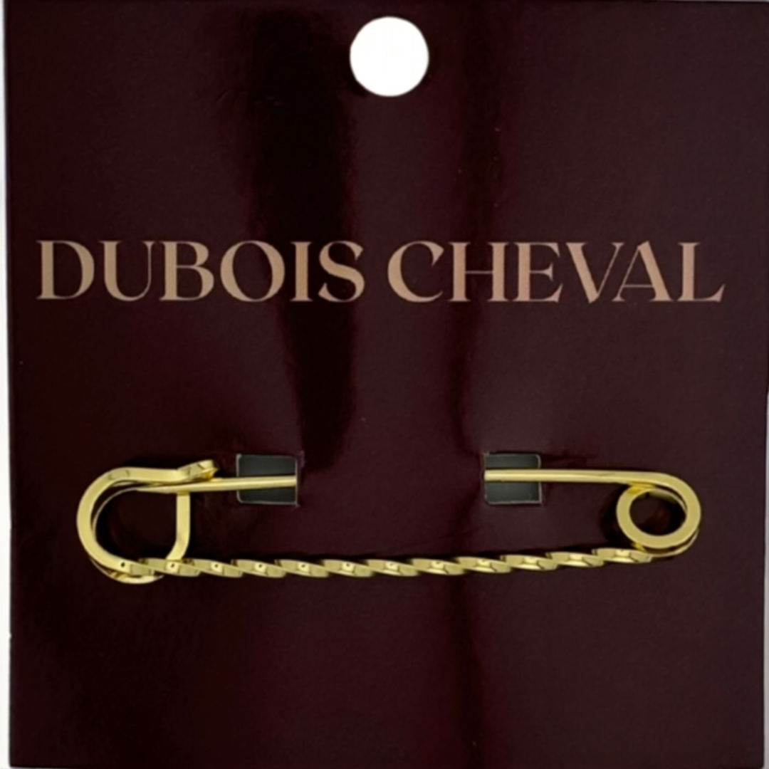 Dubois Cheval - Golden Twisted Traditional Stock Pin
