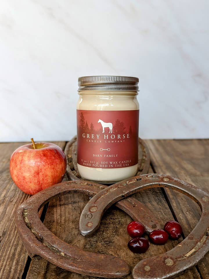 Grey Horse Soy Candle Jars