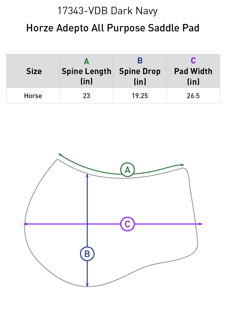 Equinavia Horze Adepto All Purpose Saddle Pad