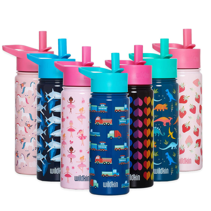 Wildkin - Magical Unicorns 18 oz Steel Water Bottle
