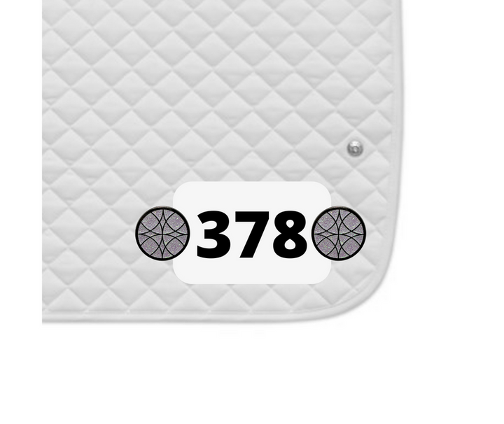 DuBois Cheval DBC Fretwork Number Pin Charms