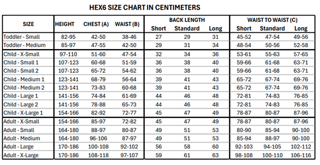 Evoke Hex6 Toddler Body Protector