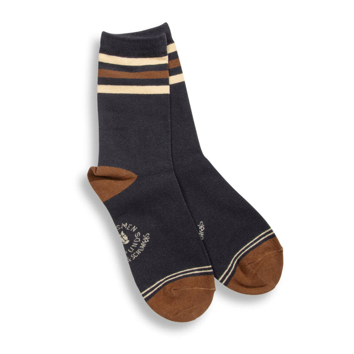 Dreamers & Schemers Huntsmen & Hounds Three Stripes Crew Socks