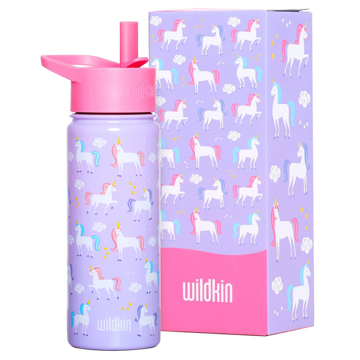 Wildkin Unicorn 14 oz Stainless Steel Insulated Water Bottle