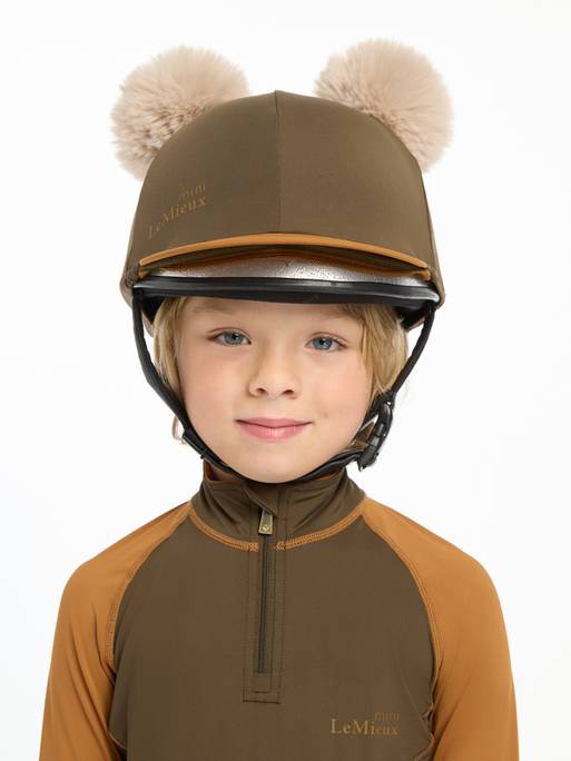 LeMieux Mini Double Pom Hat Silk
