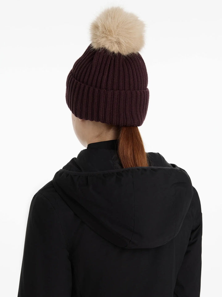 LiMieux Clara Rib Beanie Damson