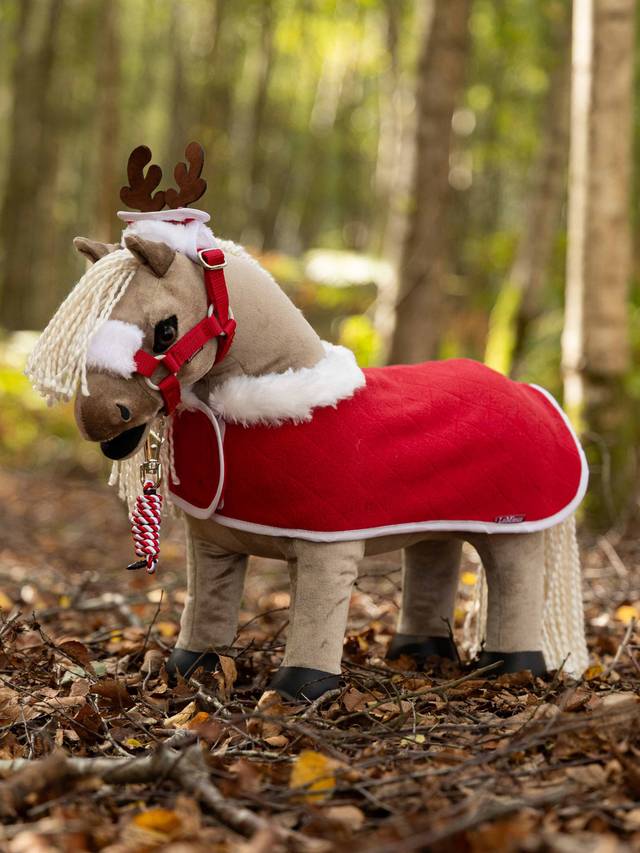 LeMieux Toy Pony Christmas Blanket Set Red