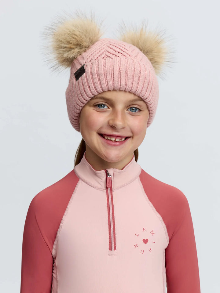 LeMieux Mini Double Pom Beanie