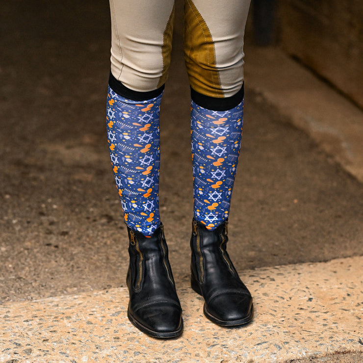 Dreamers & Schemers Keep Calm & Dreidel On Pair & A Spare Socks