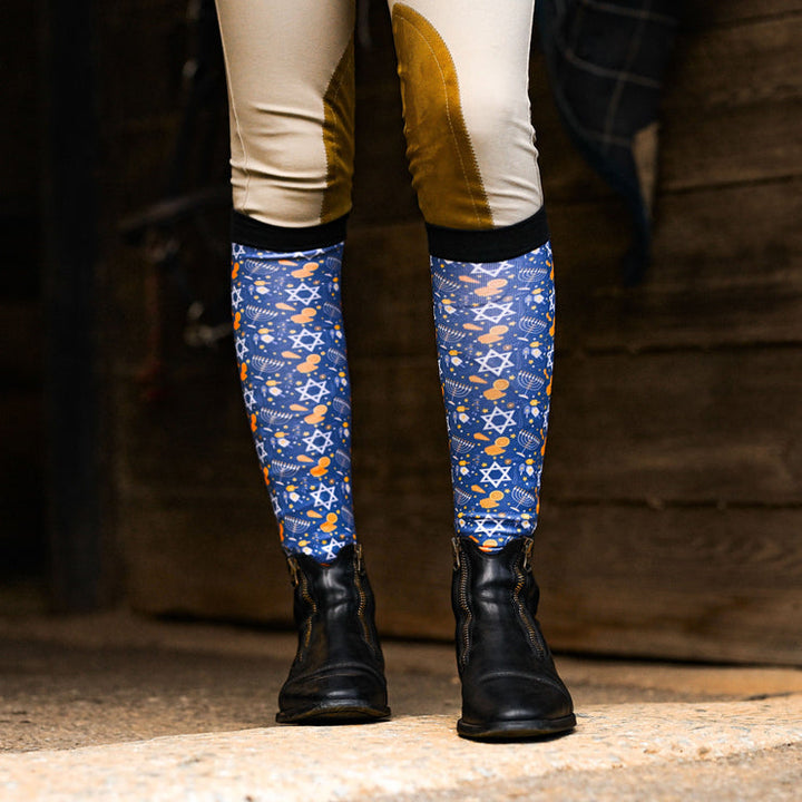 Dreamers & Schemers Keep Calm & Dreidel On Pair & A Spare Socks