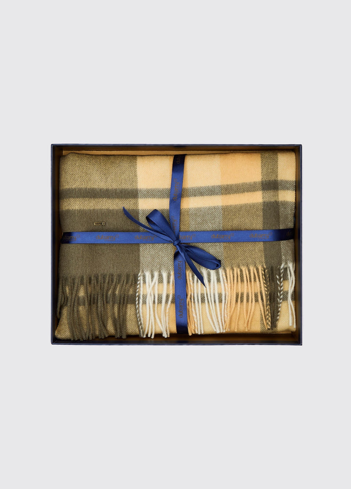 Dubarry Kinvara Wool Check Scarf