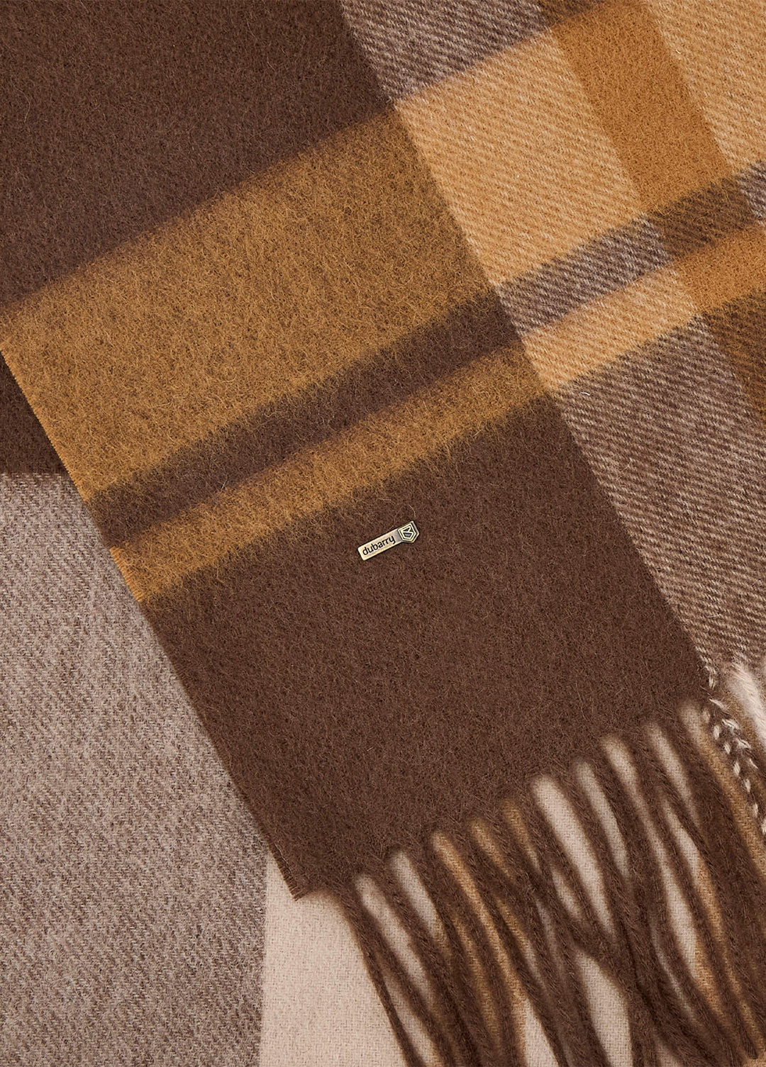 Dubarry Kinvara Wool Check Scarf