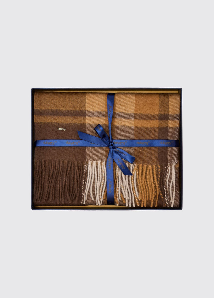 Dubarry Kinvara Wool Check Scarf