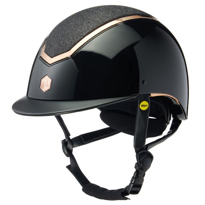 Charles Owen Kylo Sparkly Black Gloss MIPS Helmet