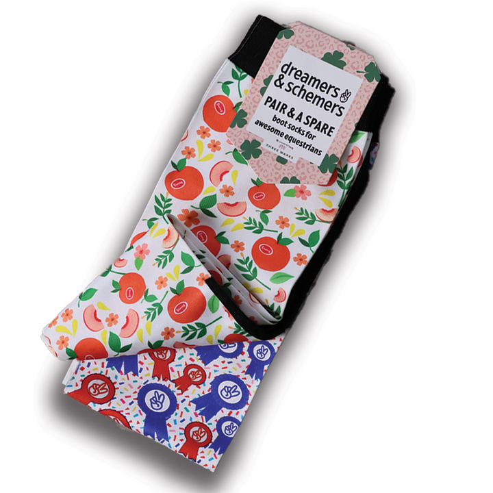 Dreamers & Schemers Life's a Peach Pair & A Spare Socks