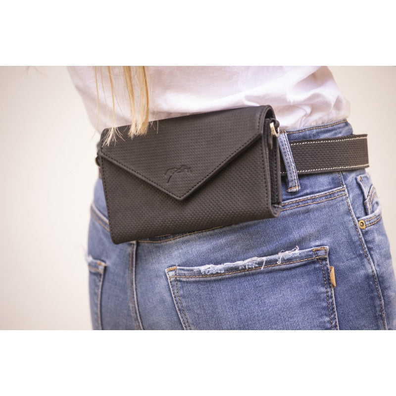 Penelope Perforated Leather Phone Pocket