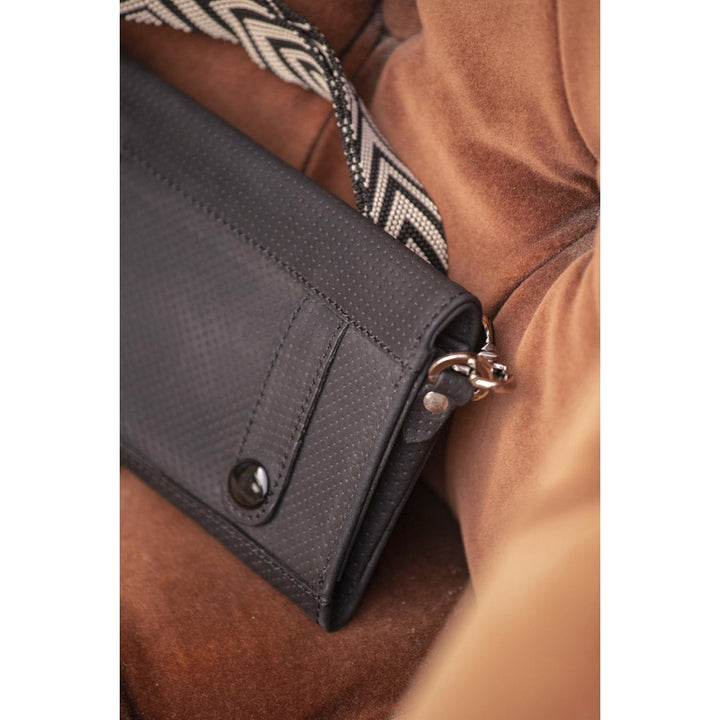 Penelope Perforated Leather Phone Pocket