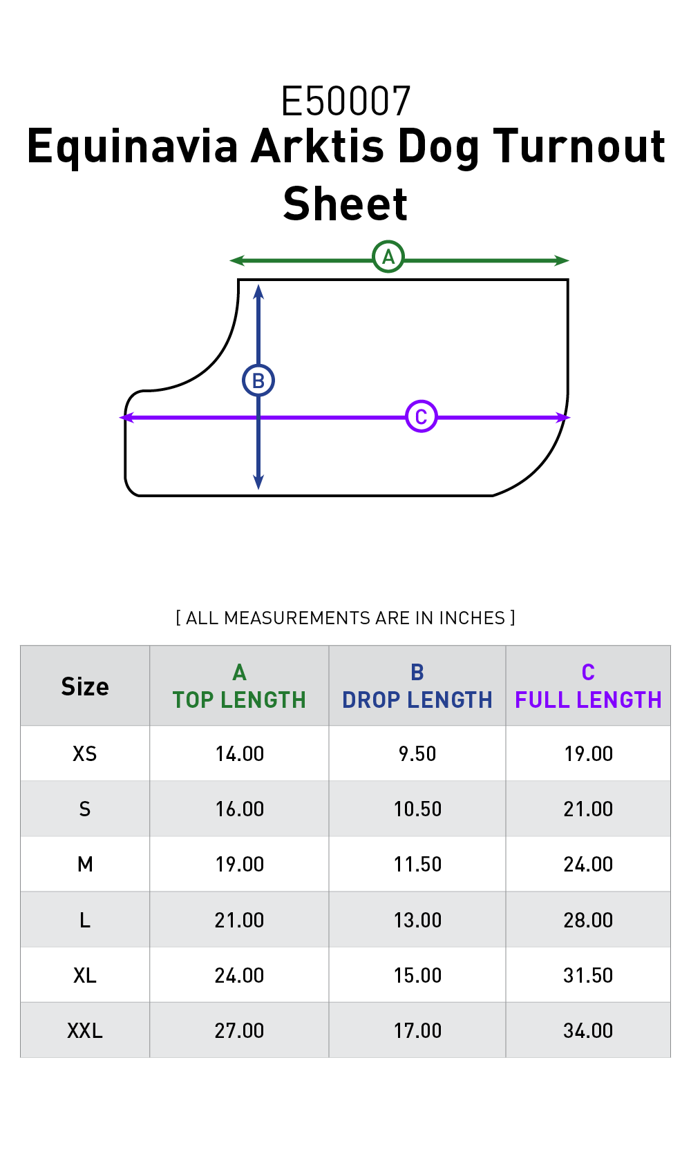 Equinavia Arktis Dog Turnout Sheet
