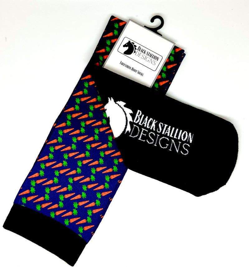 Black Stallion Designs Equestrian Boot Socks