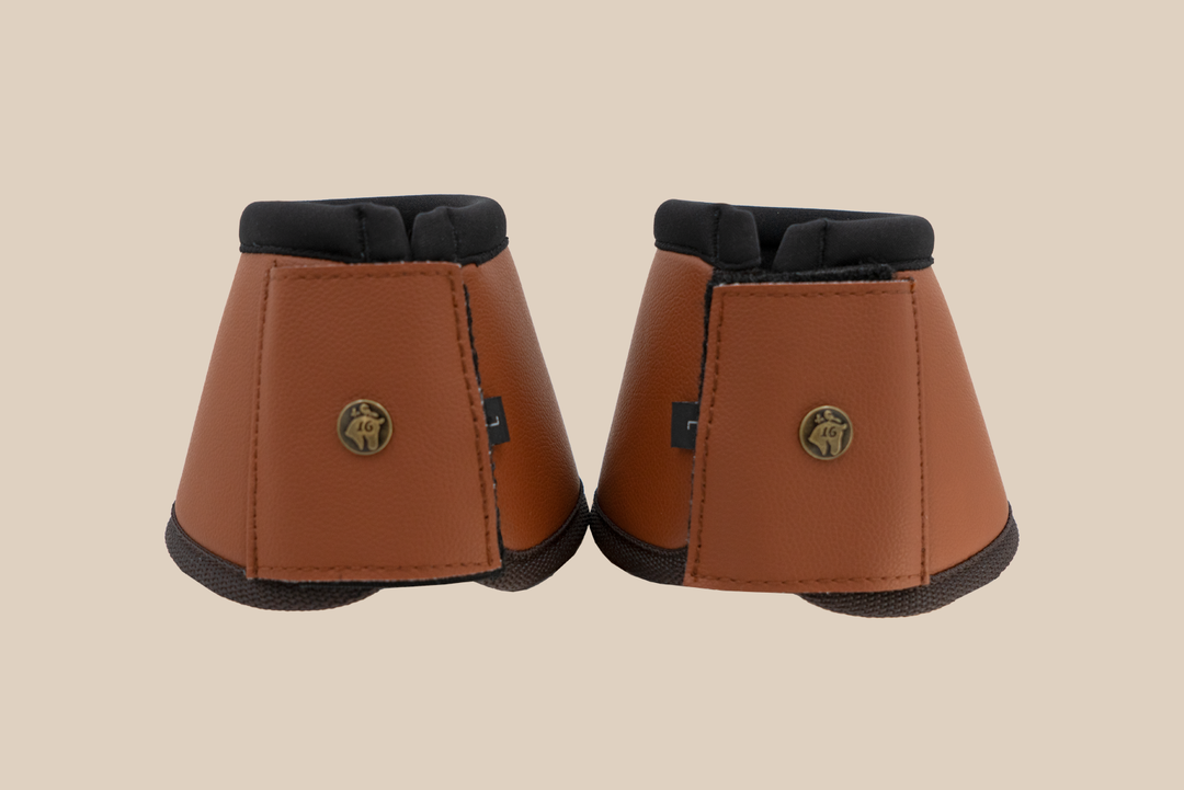 Neoprene Bell Boots, Cognac