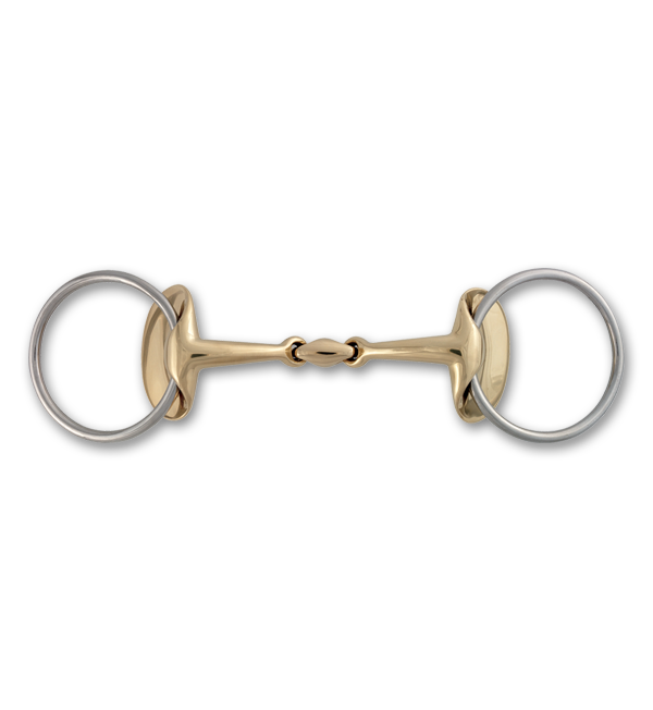 Stubben Golden Wings Lozenge Link Loose Ring Snaffle Bit