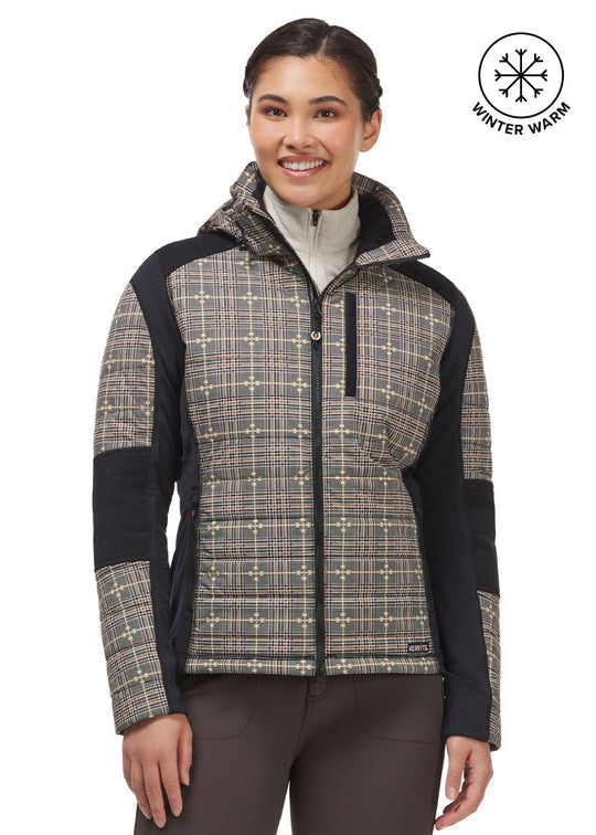 Bits of Plaid Quilted Equestrian Jacket '24