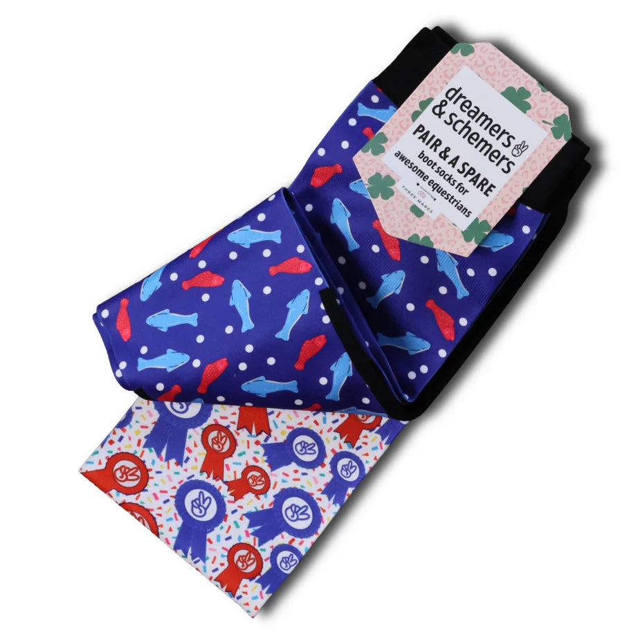 Dreamers & Schemers Sweet-ish Fish Pair & A Spare Socks