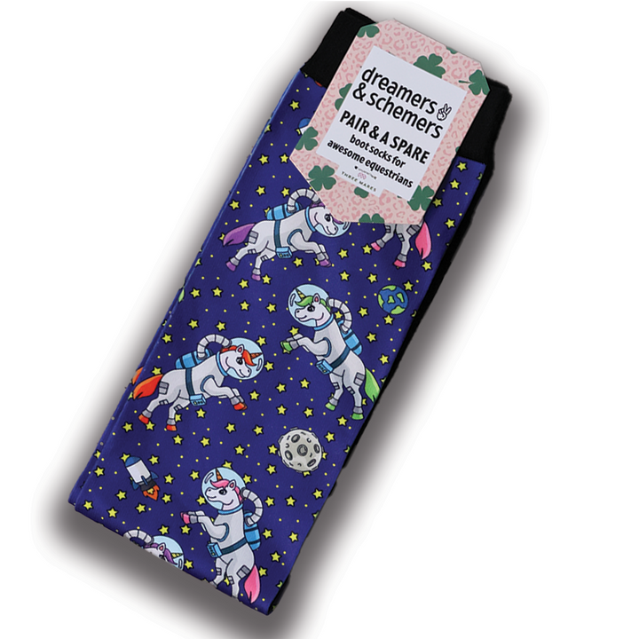 Dreamers & Schemers Unicorns in Space Pair & A Spare Socks