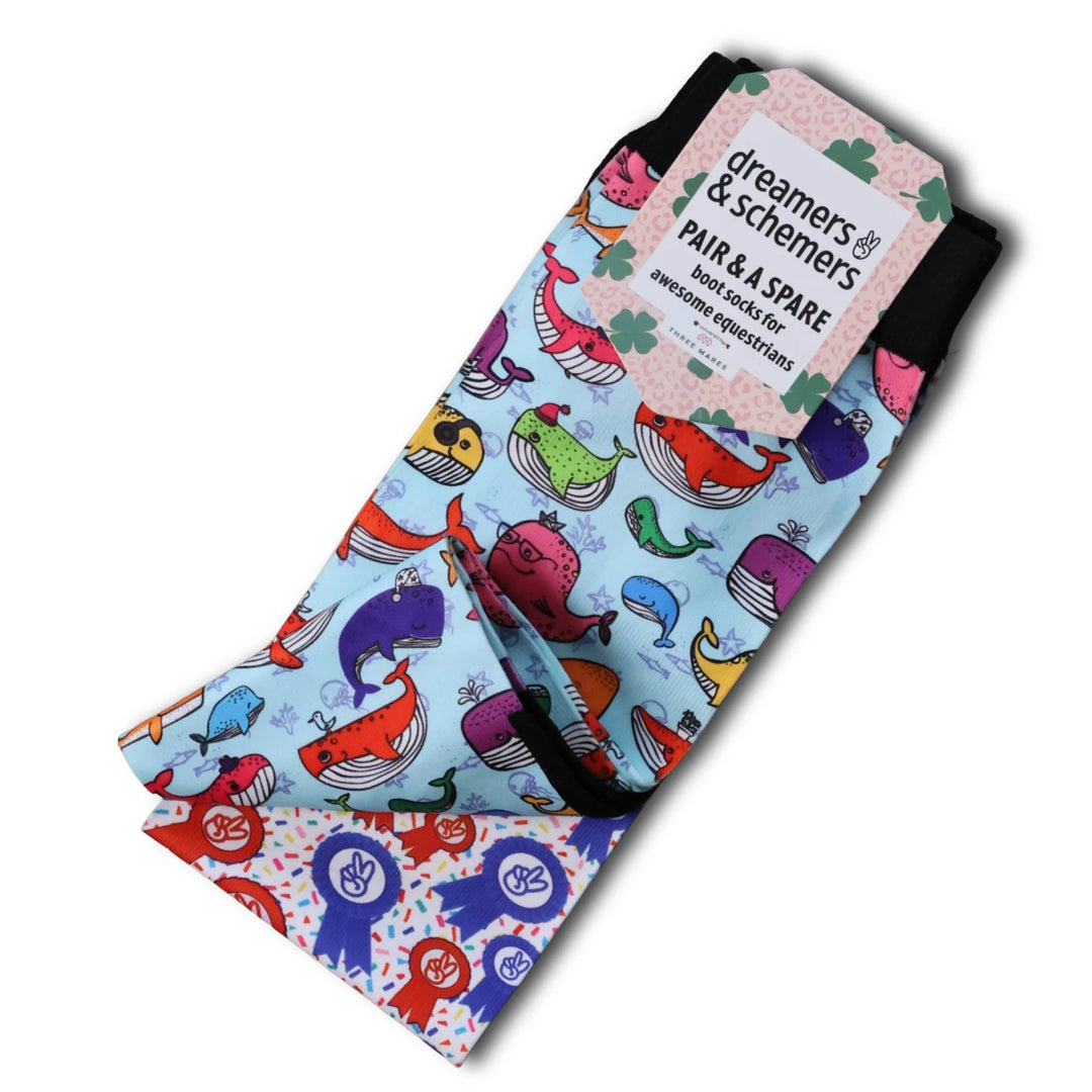 Dreamers & Schemers Whale Whale Whale Pair & A Spare Socks