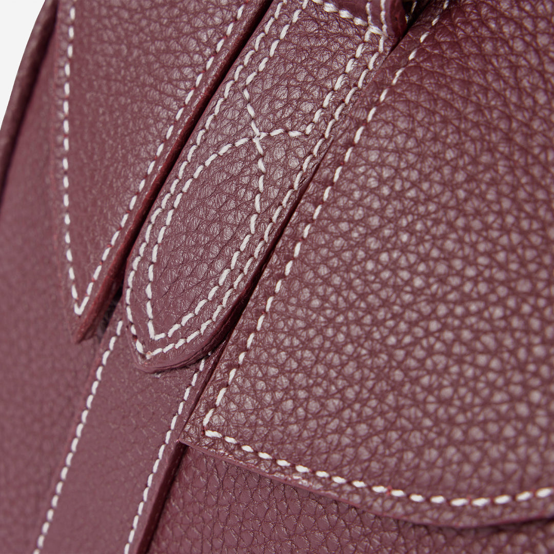 Oughton Paddock Lux Shoulder Bag in Pebbled Leather
